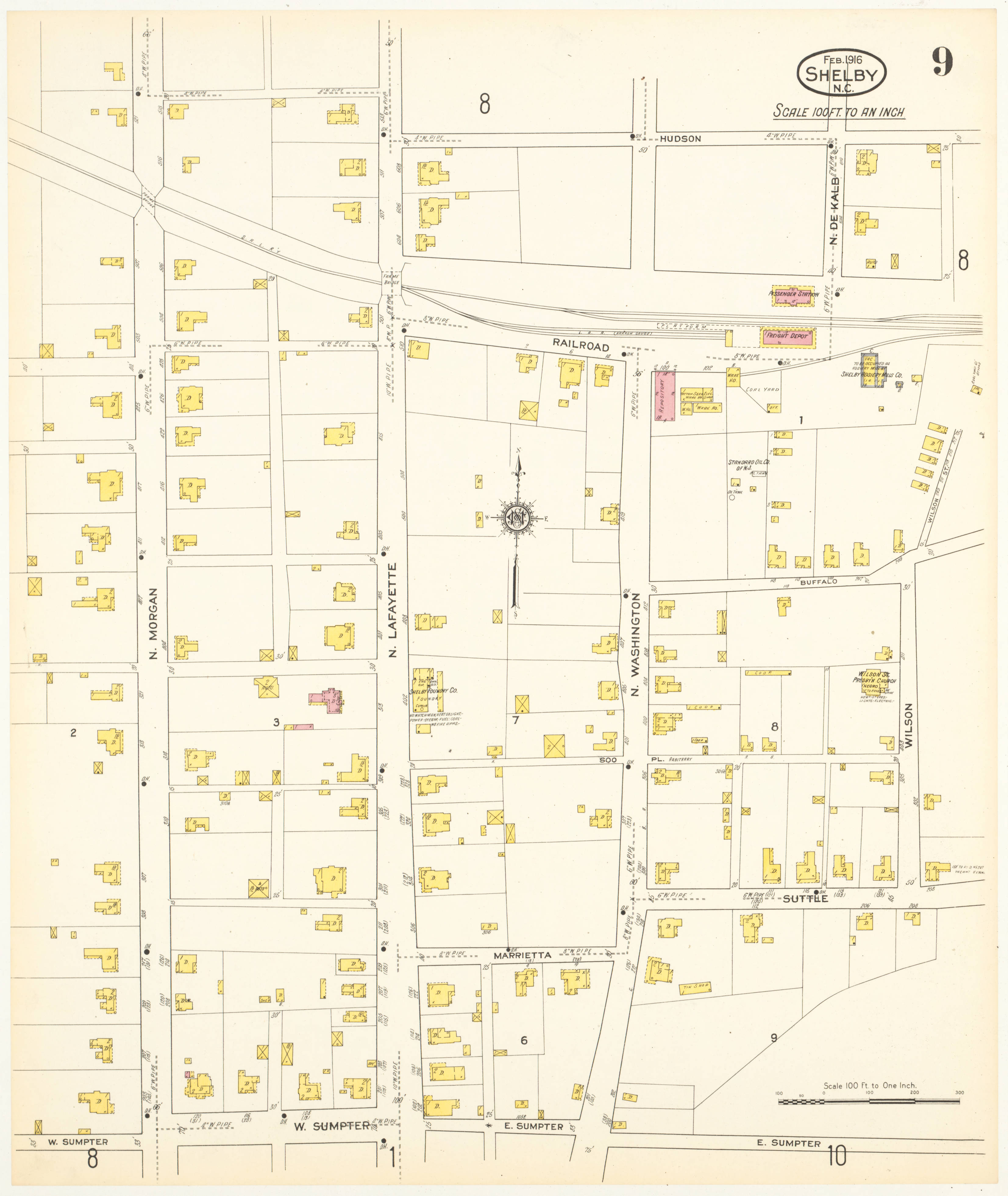 1916 Shelby Map Pt9